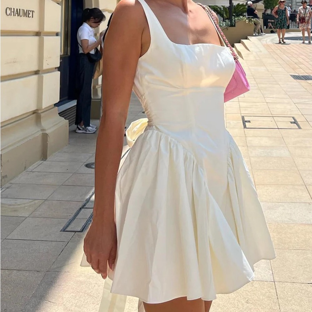 Coastal Cowgirl Open Back Zippered Short Dress